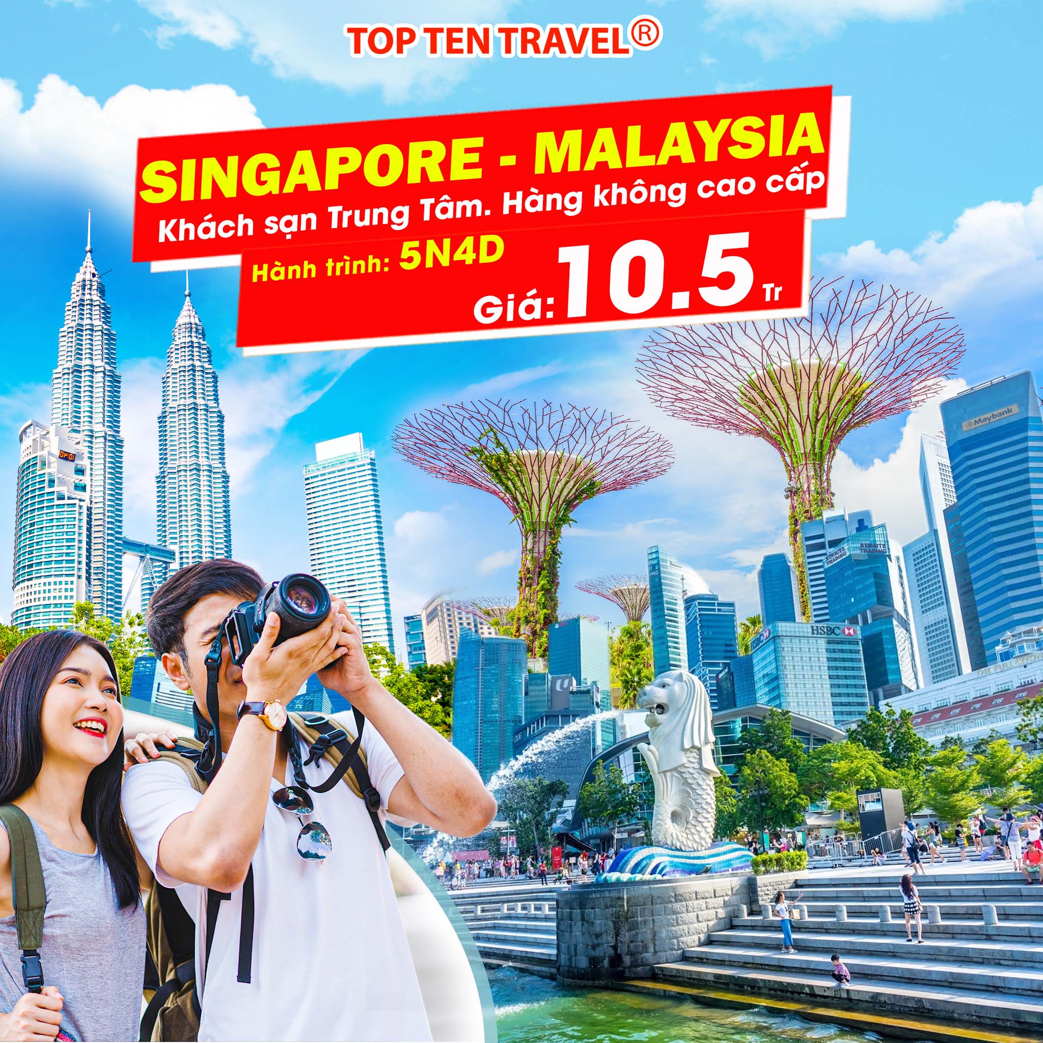 Tour Du lịch Singapore - Malaysia 2023 | 5N4D